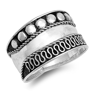 Silver Ring - Bali Design