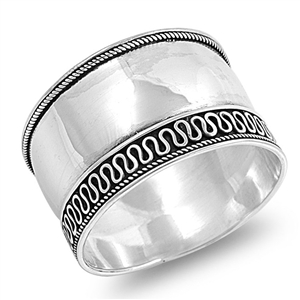 Silver Ring - Bali Design