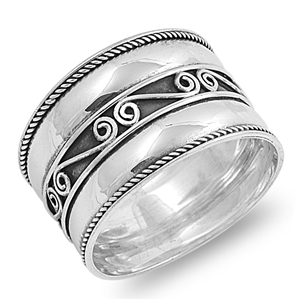 Silver Ring - Bali Design