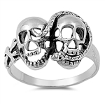 Silver Ring - Skulls