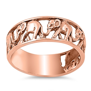 Silver Ring - Elephant