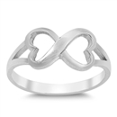 Silver Ring - Infinity Heart