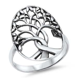 Silver Ring - Tree of Life