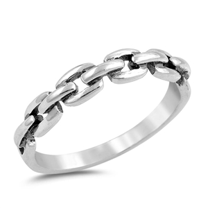 Silver Chain Ring