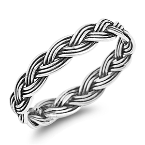 Silver Ring - Braid