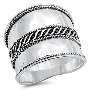 Silver Ring - Bali Design