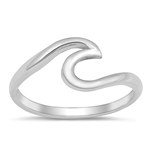 Silver Ring - Wave