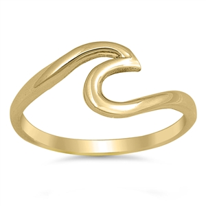 Silver Ring - Wave