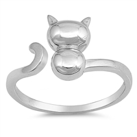 Silver Ring - Cat