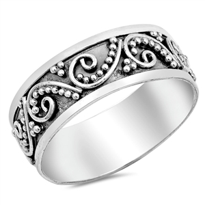 Silver Bali Ring