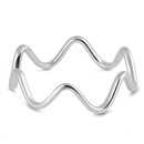 Silver Ring - Wraparound Wave