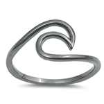 Silver Ring - Wave