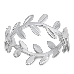 Silver Ring - Leaves