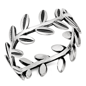 Silver Ring - Leaves