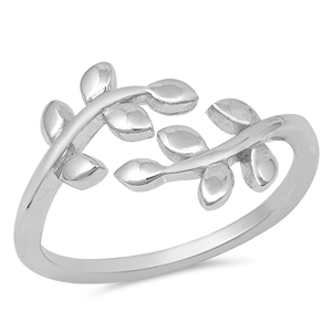 Silver Ring - Leaves