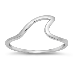 Silver Ring - Wave