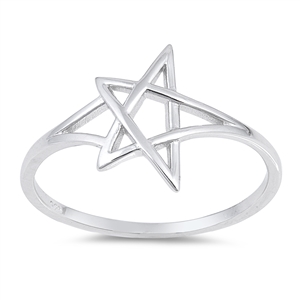 Silver Ring - Star