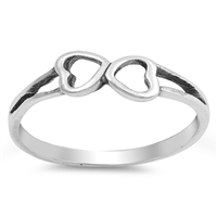 Silver Ring - Hearts