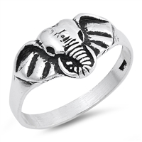 Silver Ring - Elephant