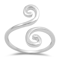 Silver Ring - Swirls