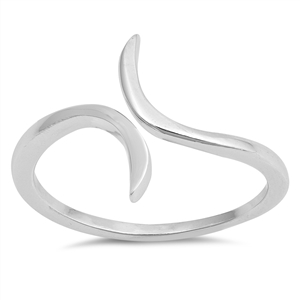 Silver Ring - Curves