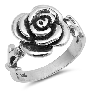 Silver Ring - Rose