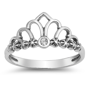 Silver Ring - Crown