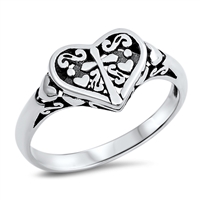 Silver Ring - Heart