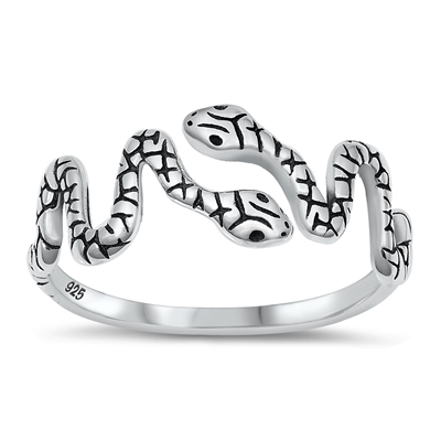 Silver Ring - Snake