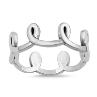 Silver Ring - Loops