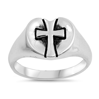 Silver Ring - Cross