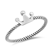 Silver Ring - Crown