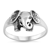 Silver Ring - Elephant