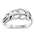 Silver Ring - Leaf