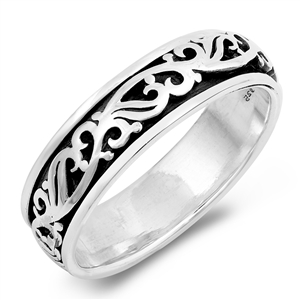 Silver Spinner Ring