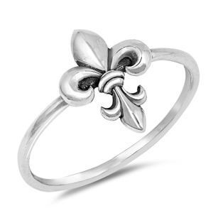 Silver Ring - Fleur De Lis