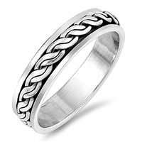 Silver Spinner Ring