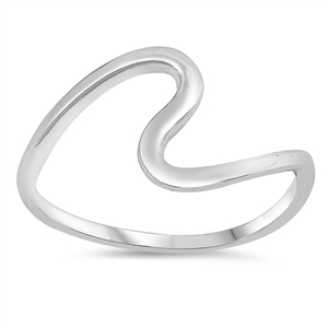 Silver Ring - Wave