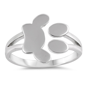 Silver Ring - Paw Print