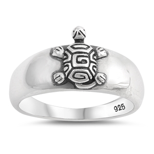 Silver Ring - Turtle