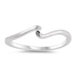 Silver Ring - Twisted Wave
