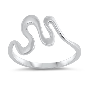 Silver Ring - Wavy