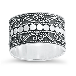 Silver Ring - Bali Design