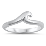 Silver Ring - Wave