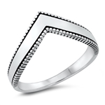 Silver Ring - V Shaped