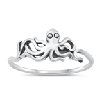 Silver Ring - Octopus