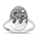 Silver Ring - Octopus