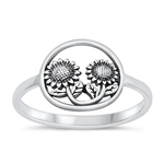 Silver Ring - Sunflower