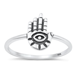 Silver Ring - Hamsa