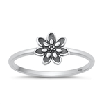 Silver Ring - Flower